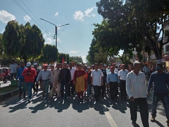 CPI-M organized a massive rally in Teliamura CPI-M organized a massive rally in Teliamura